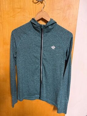 Women’s Rabbit green hooded zip up